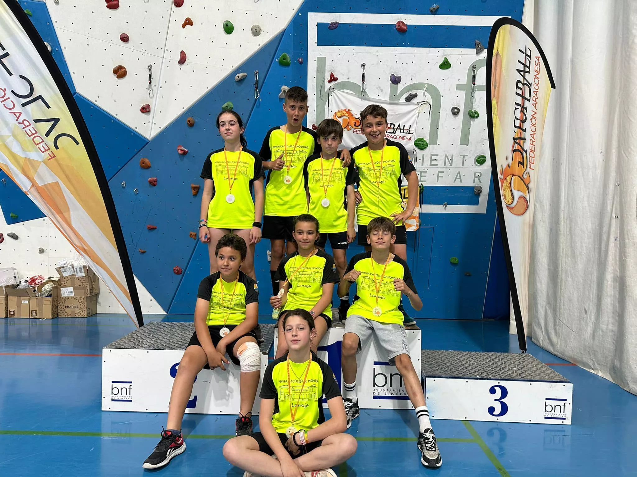 Final Provincial Escolar Datchball. Fotos Federación Aragonesa Datchball 