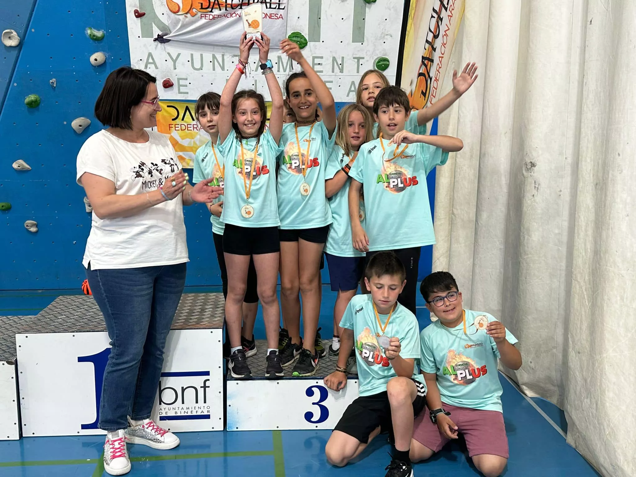 Final Provincial Escolar Datchball. Fotos Federación Aragonesa Datchball 