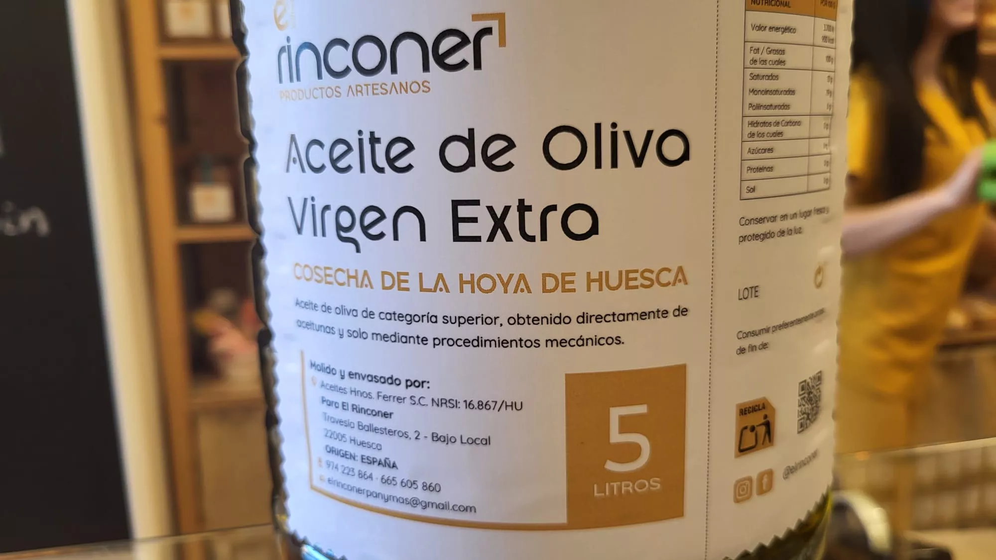 Cristina Luque en El Rinconer en Huesca