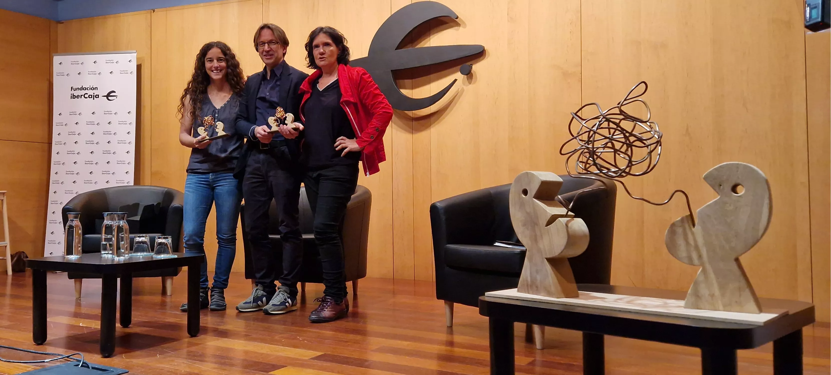 Marta Sánchez Mena, Javier Olivera y Ana González Uriarte. Foto Myriam Martínez Marta Sánchez Mena, Javier Olivera y Ana González Uriarte. Foto Myriam Martínez