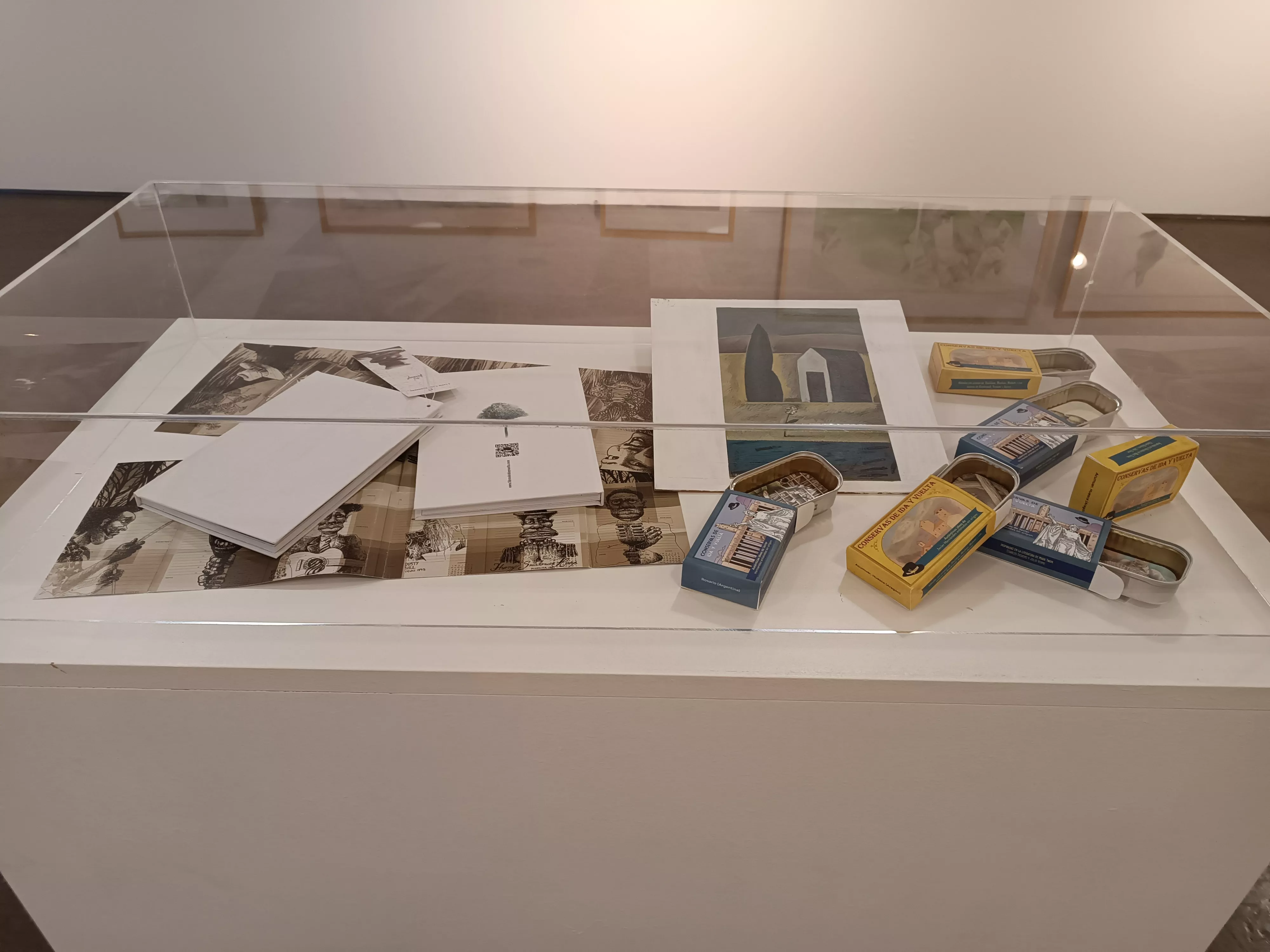 Preparación y exposición de A lápiz y con sombrero en Zaragoza.