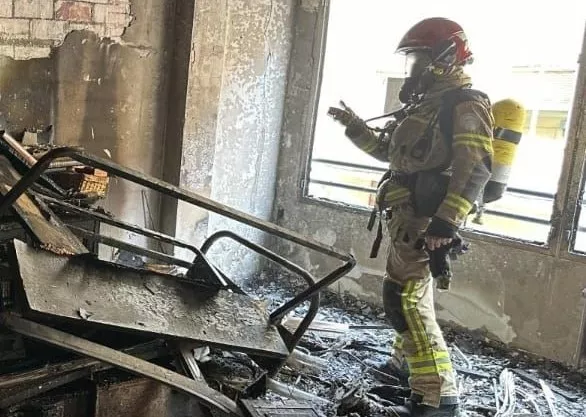 Incendio declarado en una vivienda del Paseo Ramón y Cajal. 