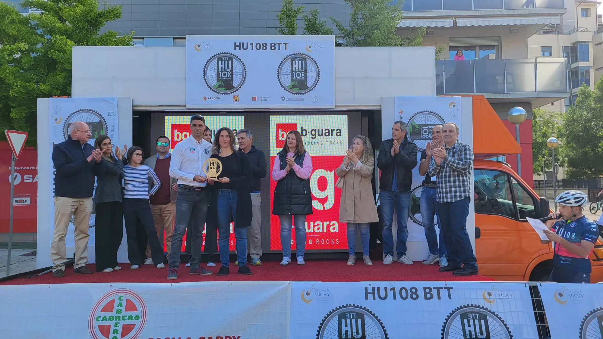 Salida de la HU BTT 108 en Huesca