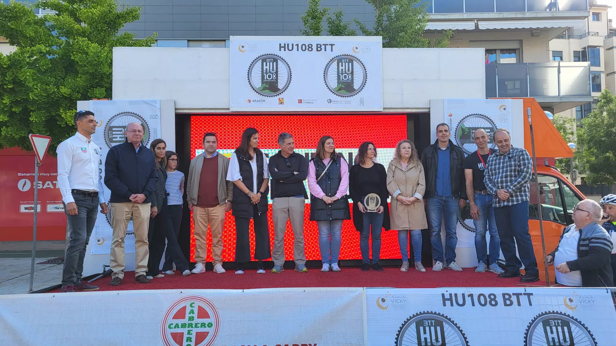 Salida de la HU BTT 108 en Huesca