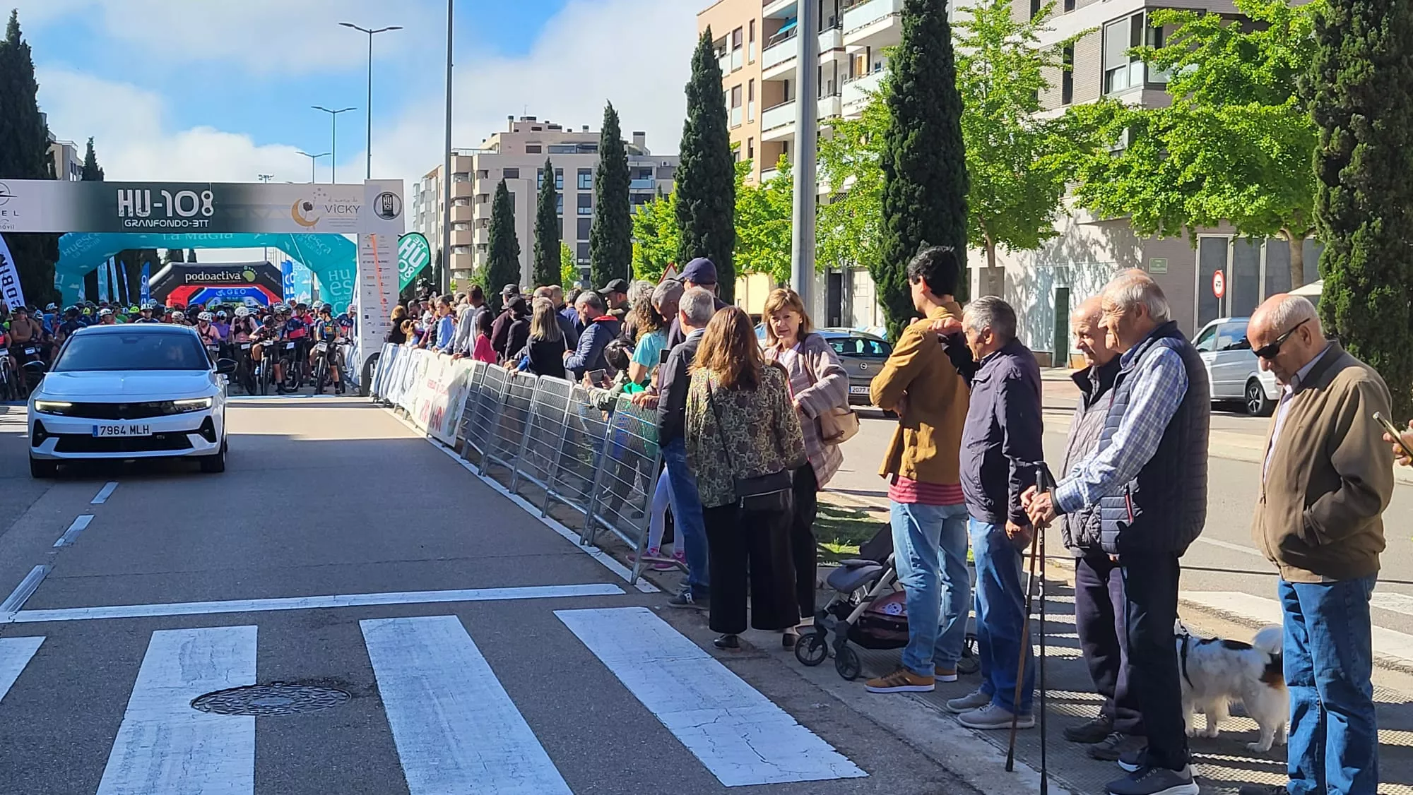 Salida de la HU BTT 108 en Huesca