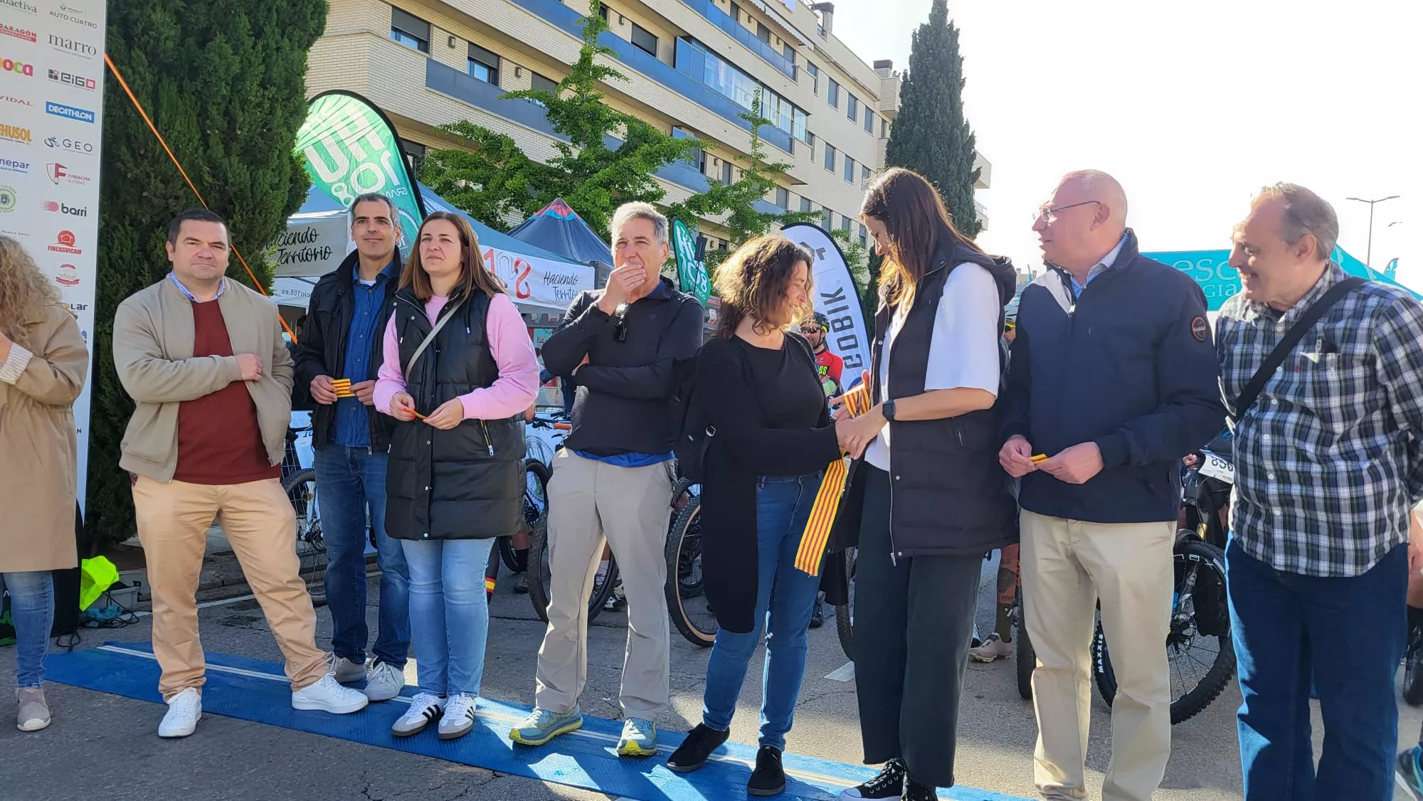Salida de la HU BTT 108 en Huesca