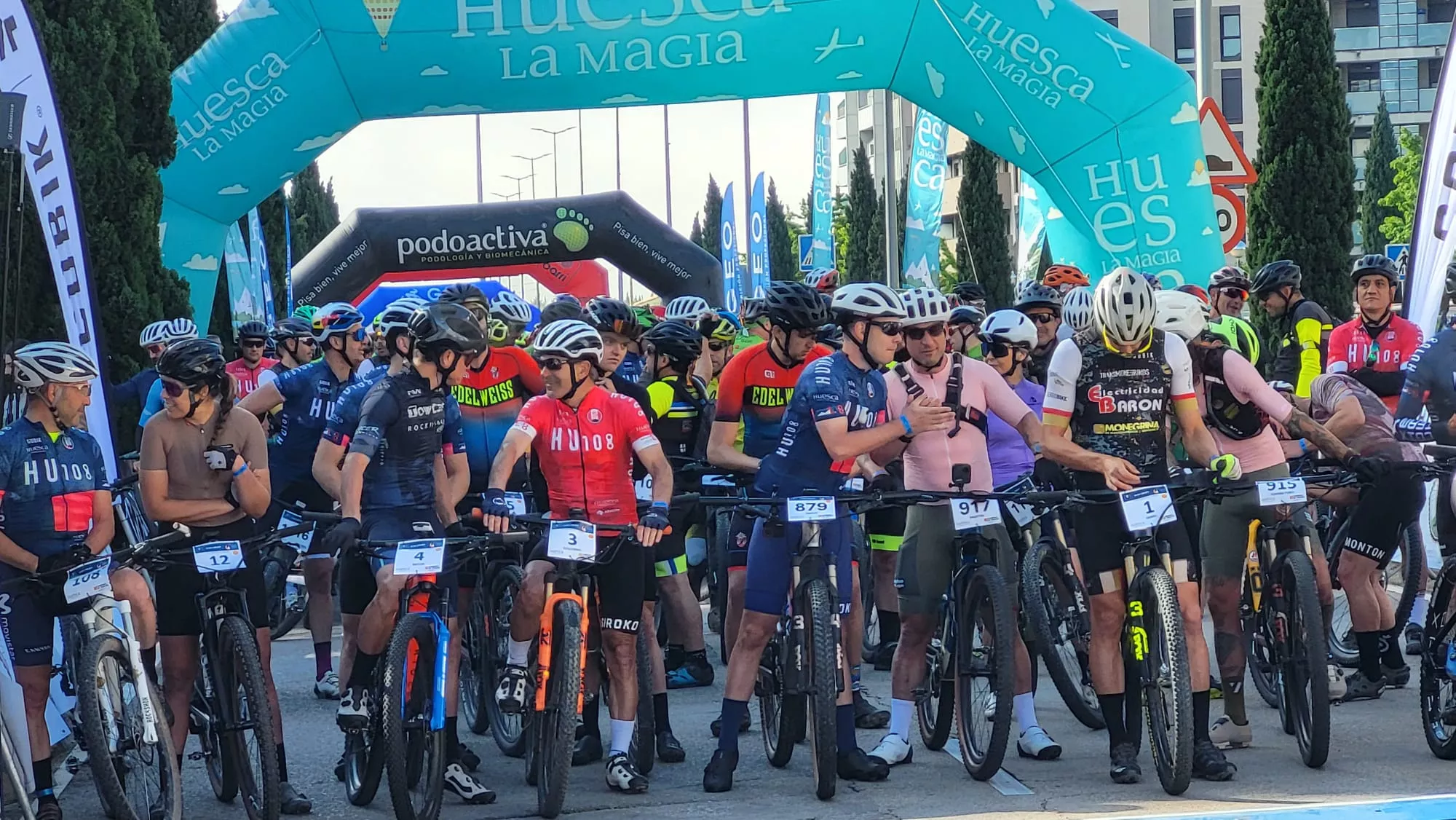 Salida de la HU BTT 108 en Huesca