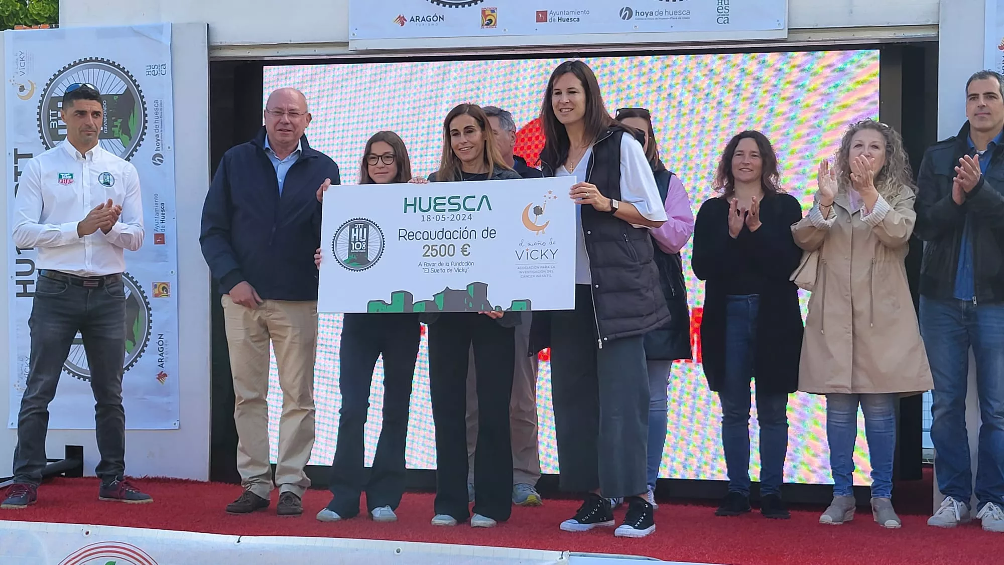 Salida de la HU BTT 108 en Huesca