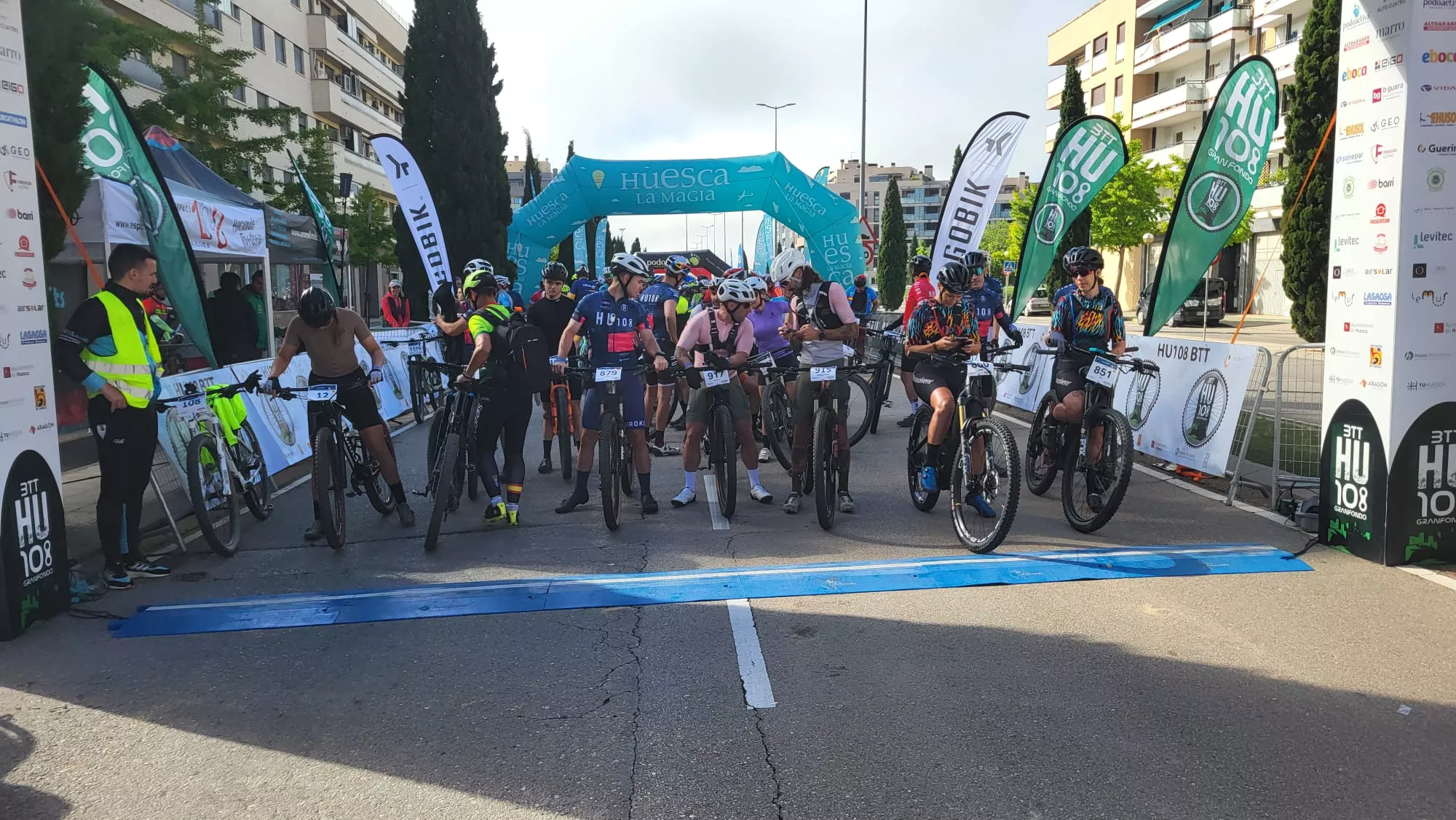 Salida de la HU BTT 108 en Huesca