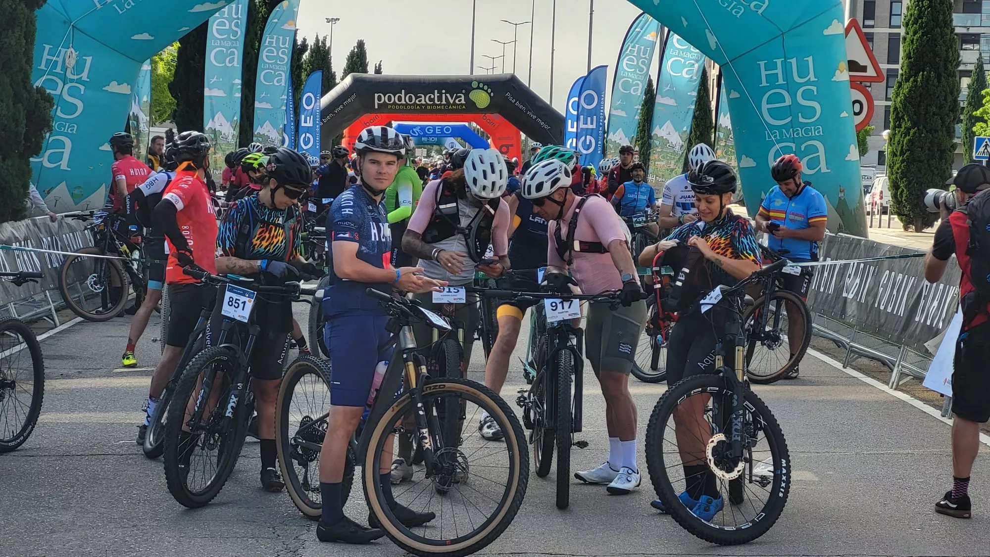 Salida de la HU BTT 108 en Huesca