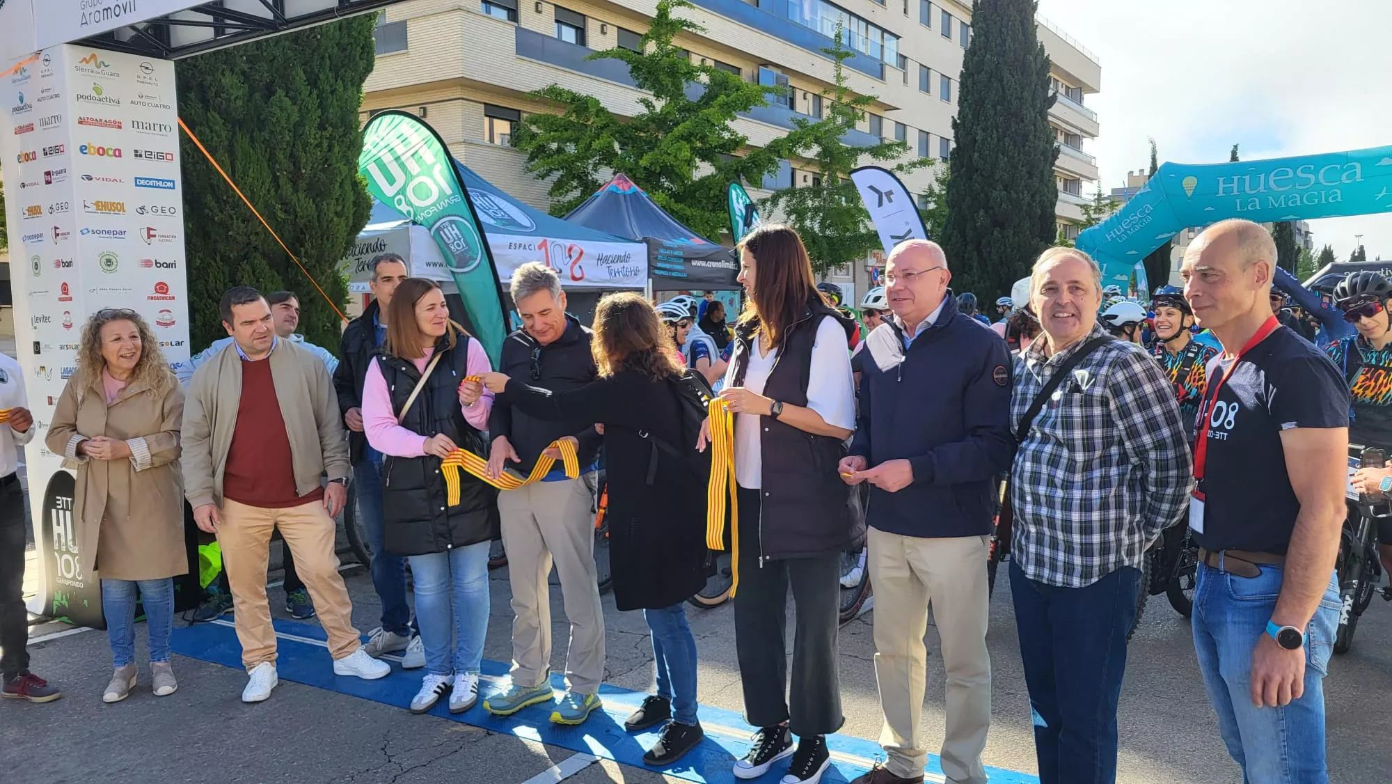 Salida de la HU BTT 108 en Huesca