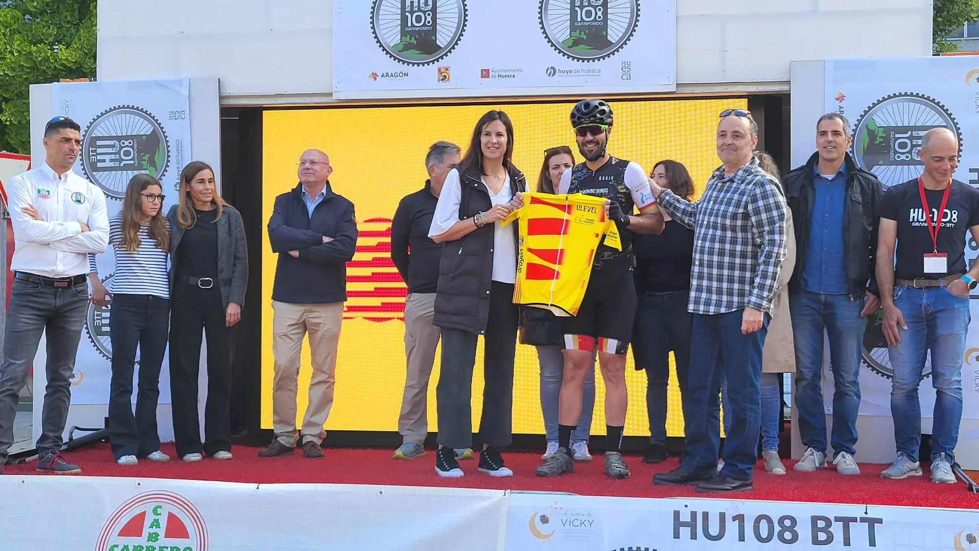 Salida de la HU BTT 108 en Huesca