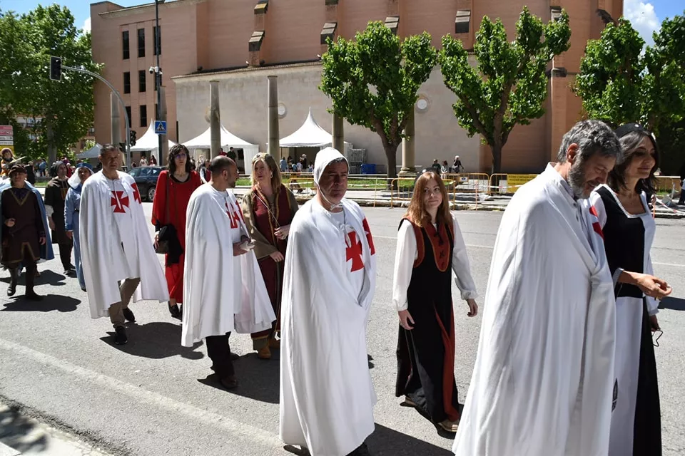 XXII Homenaje Templario a Jaime I y Guillem de Mont-Rodón en Monzón.