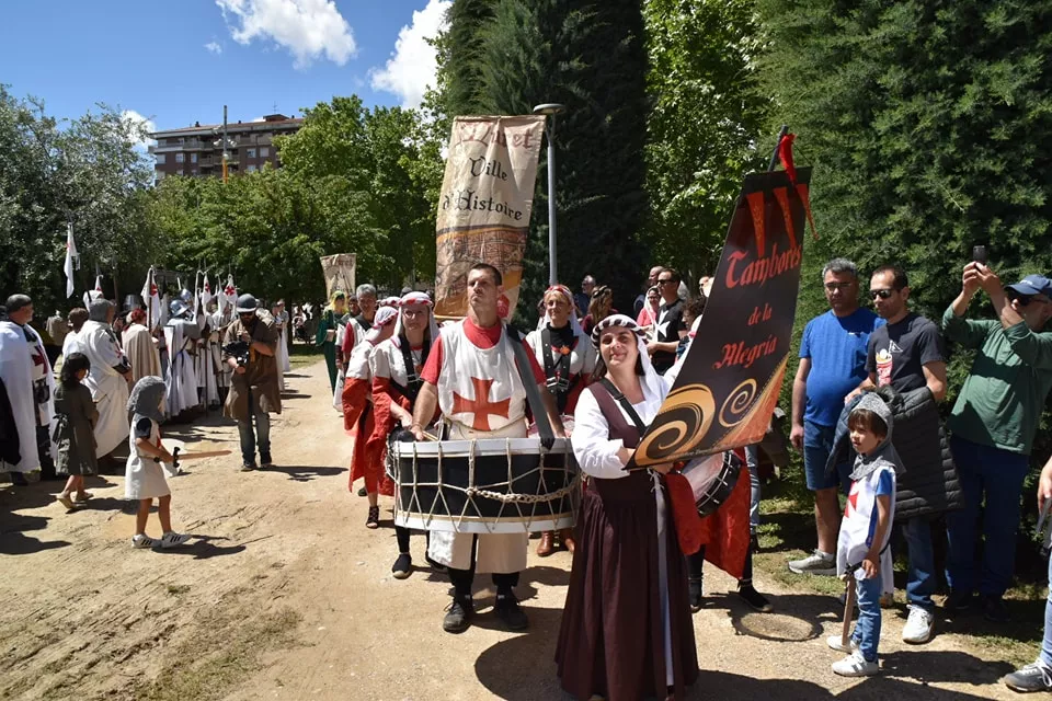 XXII Homenaje Templario a Jaime I y Guillem de Mont-Rodón en Monzón.