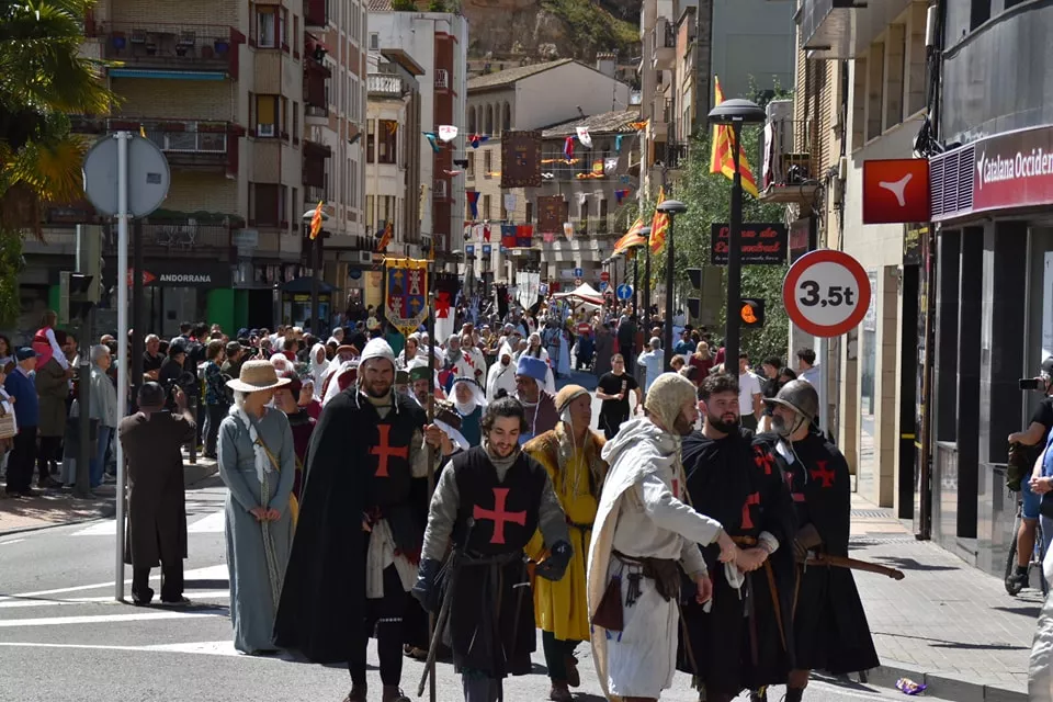 XXII Homenaje Templario a Jaime I y Guillem de Mont-Rodón en Monzón.