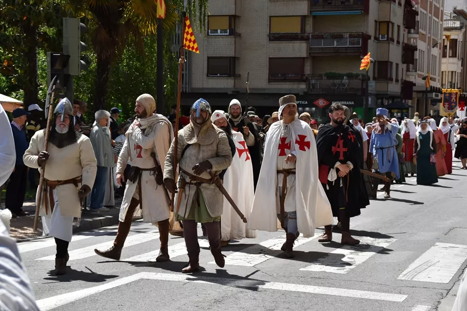 XXII Homenaje Templario a Jaime I y Guillem de Mont-Rodón en Monzón.