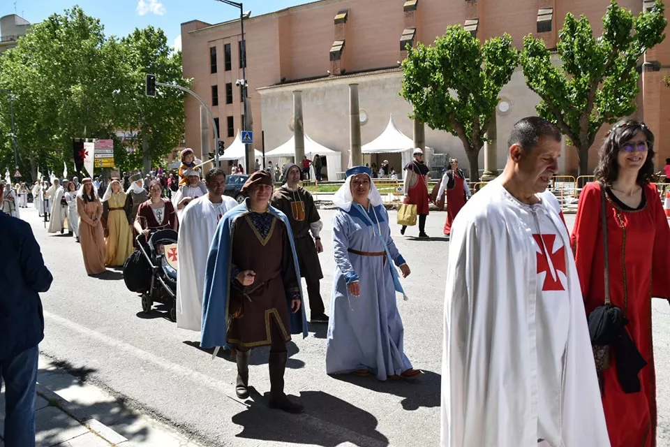 XXII Homenaje Templario a Jaime I y Guillem de Mont-Rodón en Monzón.