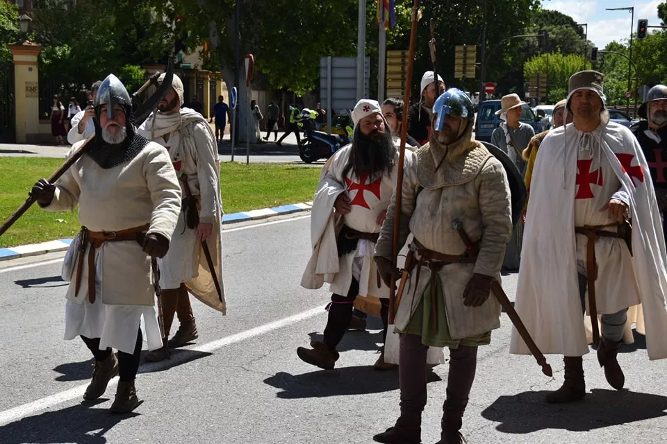 XXII Homenaje Templario a Jaime I y Guillem de Mont-Rodón en Monzón.