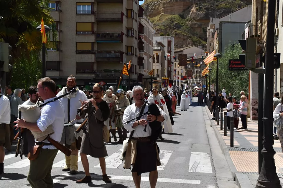 XXII Homenaje Templario a Jaime I y Guillem de Mont-Rodón en Monzón.
