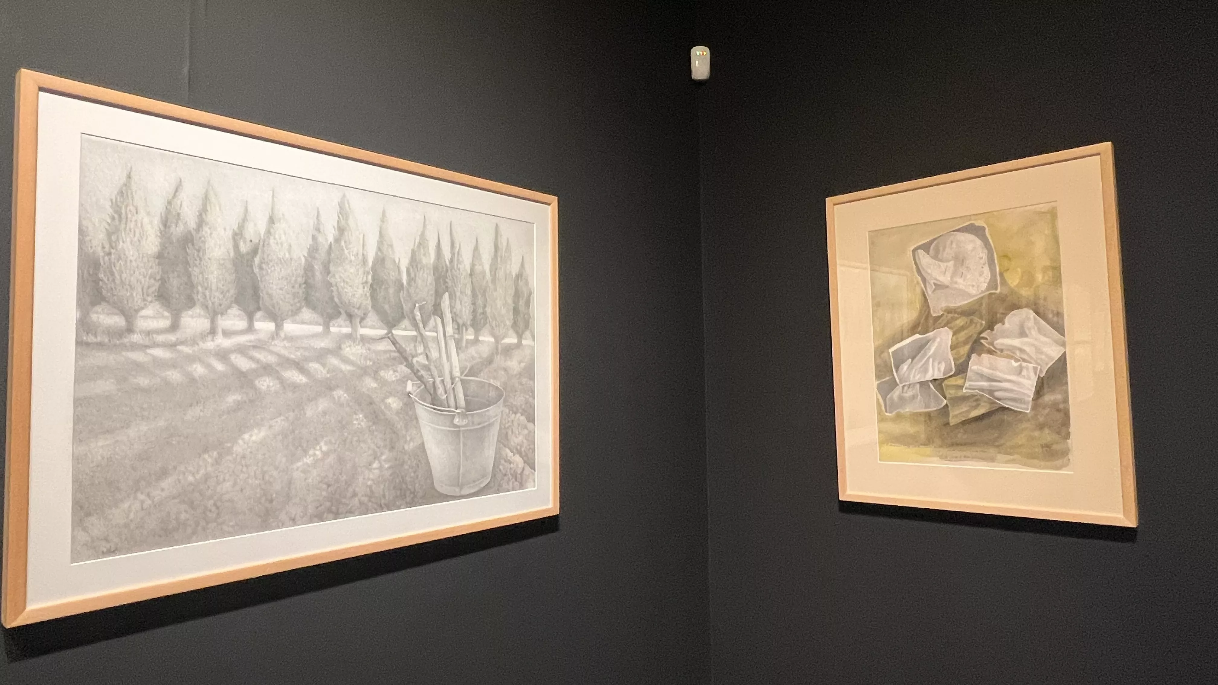  Inauguración de la exposición 'A lápiz y con sombrero' en homenaje a Javi Hernández en Huesca. Foto Mercedes Manterola