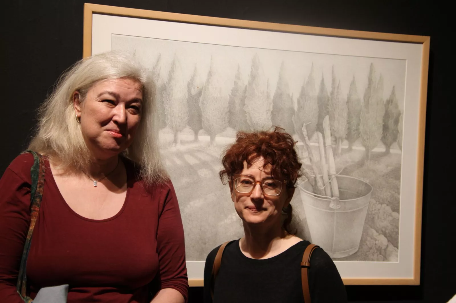  Inauguración de la exposición 'A lápiz y con sombrero' en homenaje a Javi Hernández en Huesca. Foto Carlos Neofato