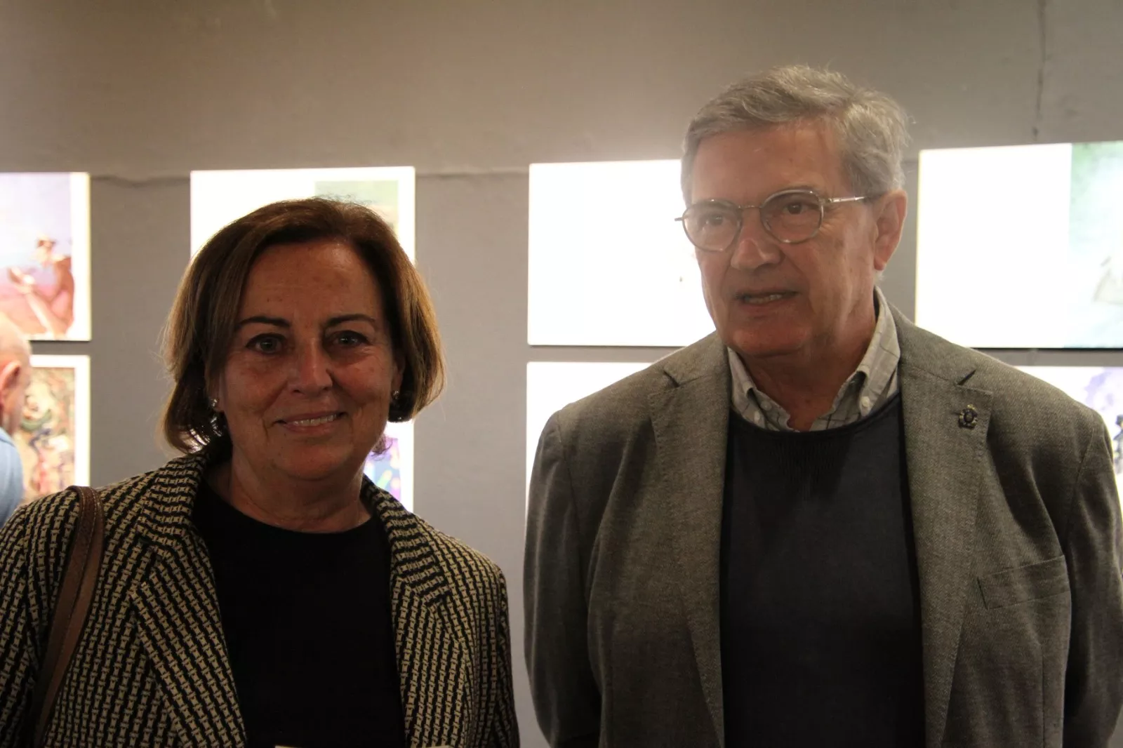  Inauguración de la exposición 'A lápiz y con sombrero' en homenaje a Javi Hernández en Huesca. Foto Carlos Neofato