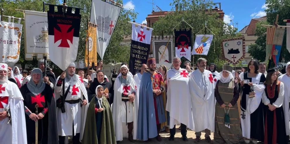 XXII Homenaje Templario a Jaime I y Guillem de Mont-Rodón en Monzón.