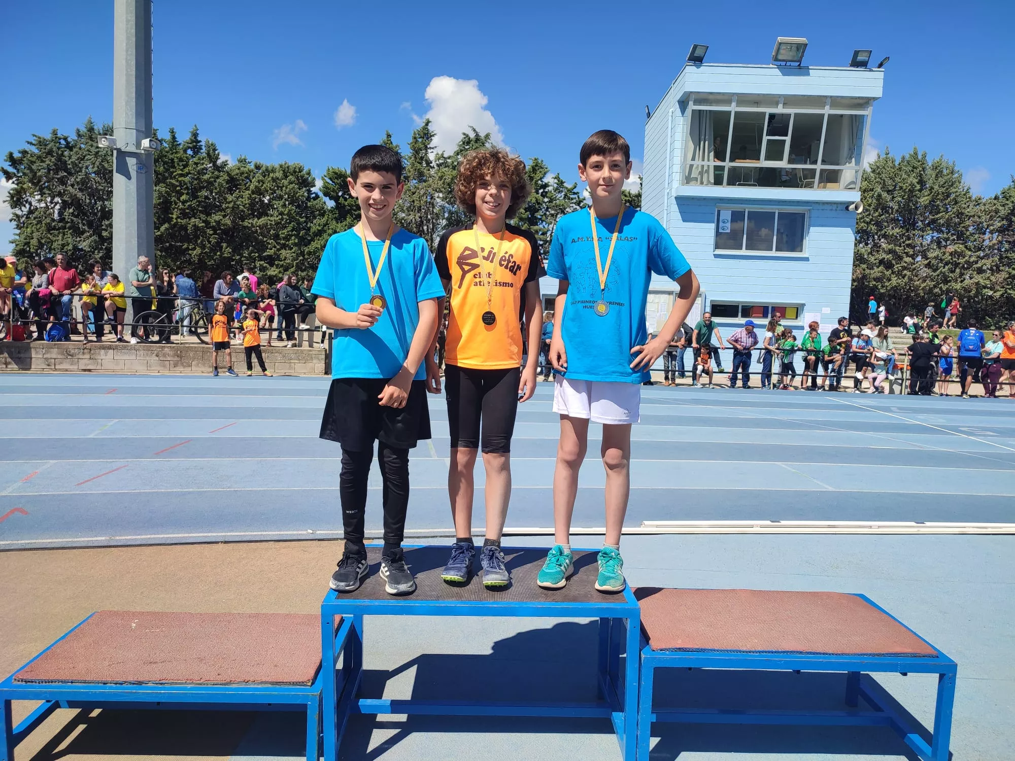 Podio Campeonato Sub 12 