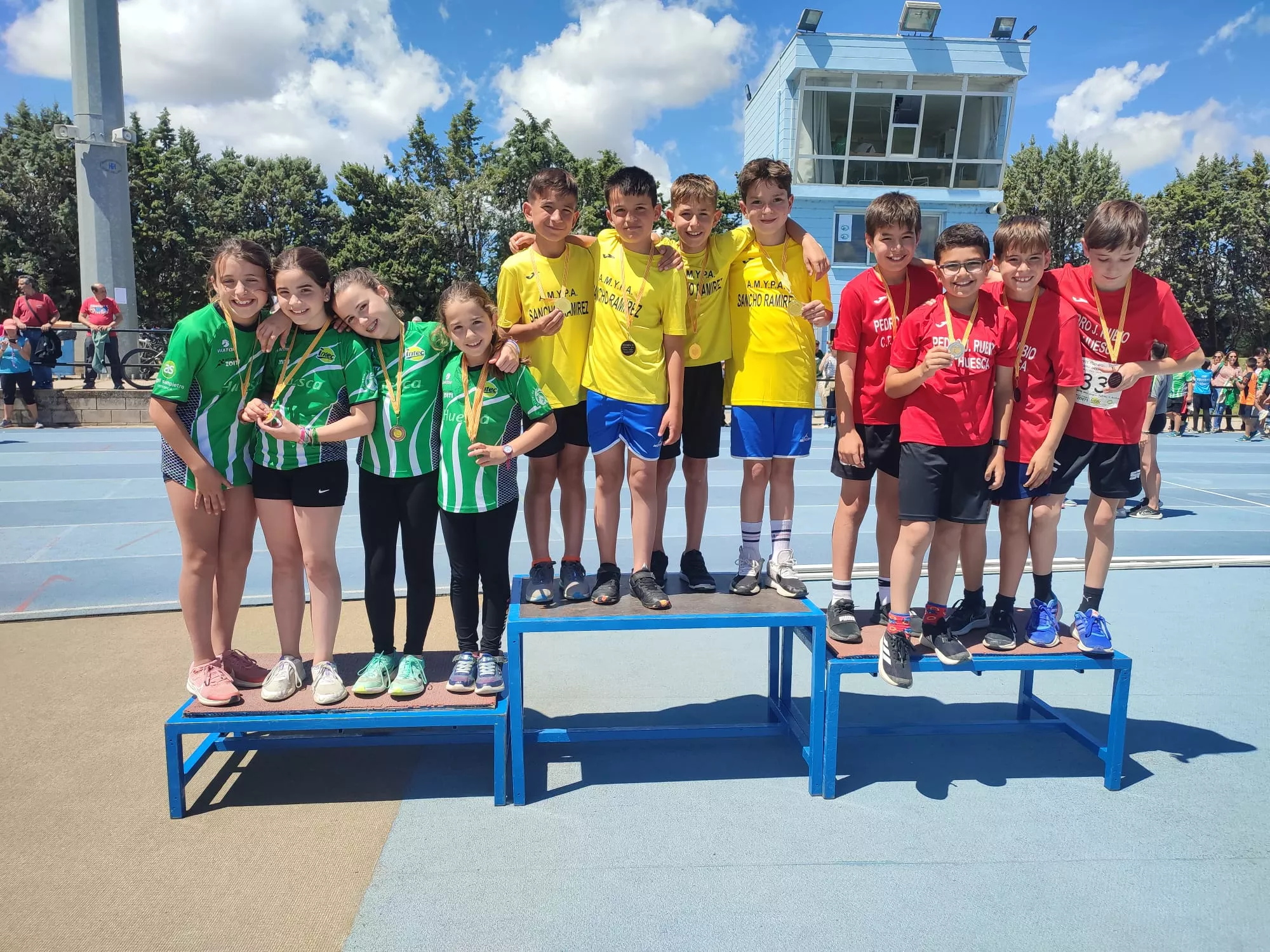 Podio Campeonato Sub 12 