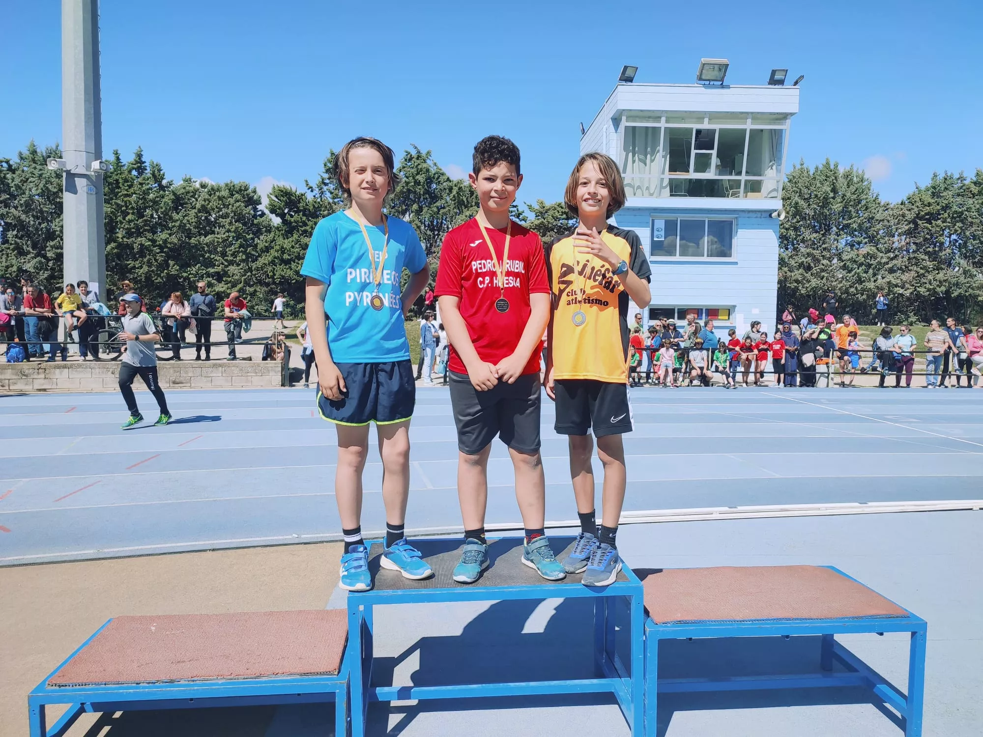 Podio Campeonato Sub 12 