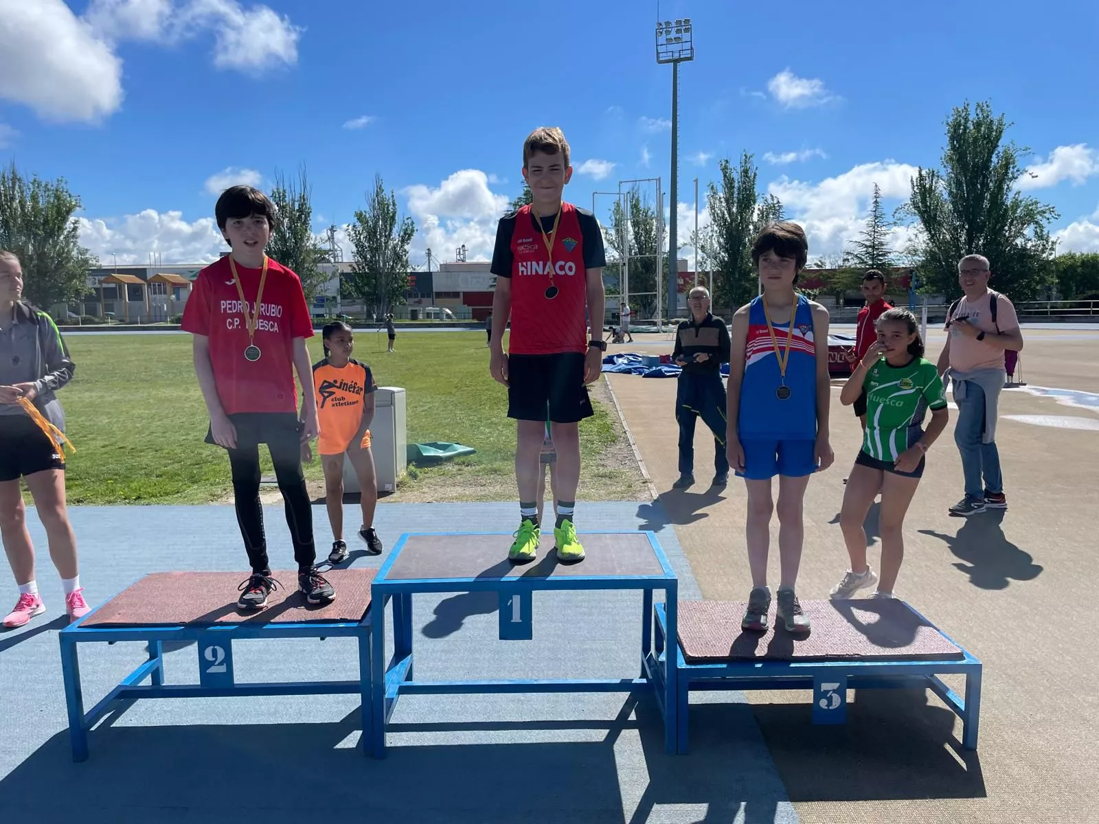 Podio Campeonato Sub 12 