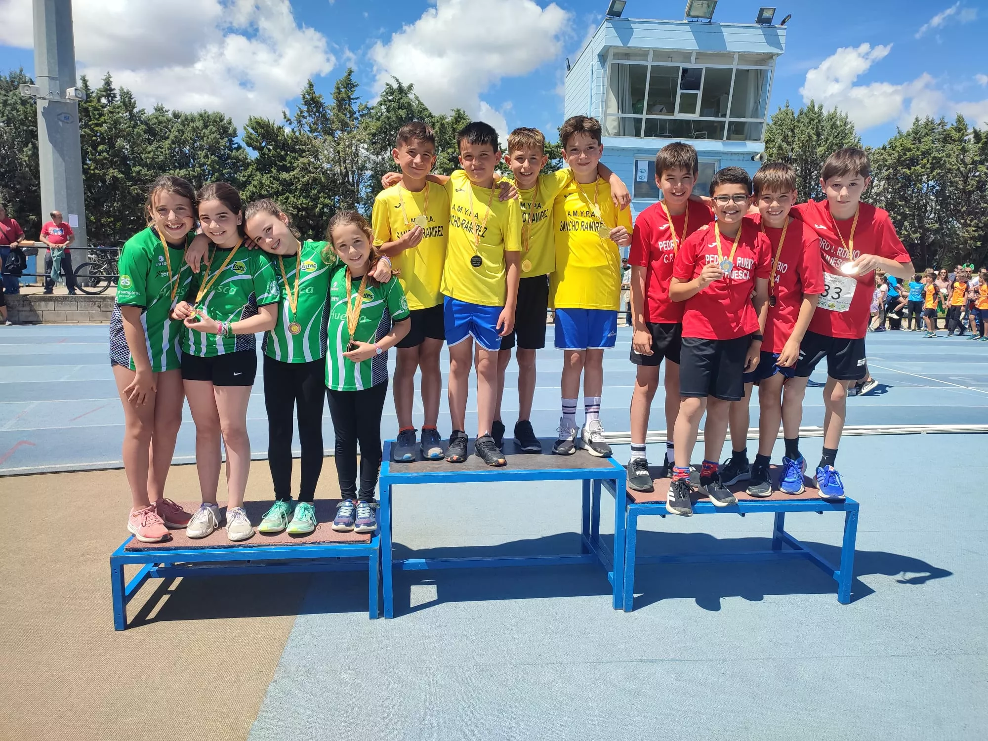 Podio Campeonato Sub 12 