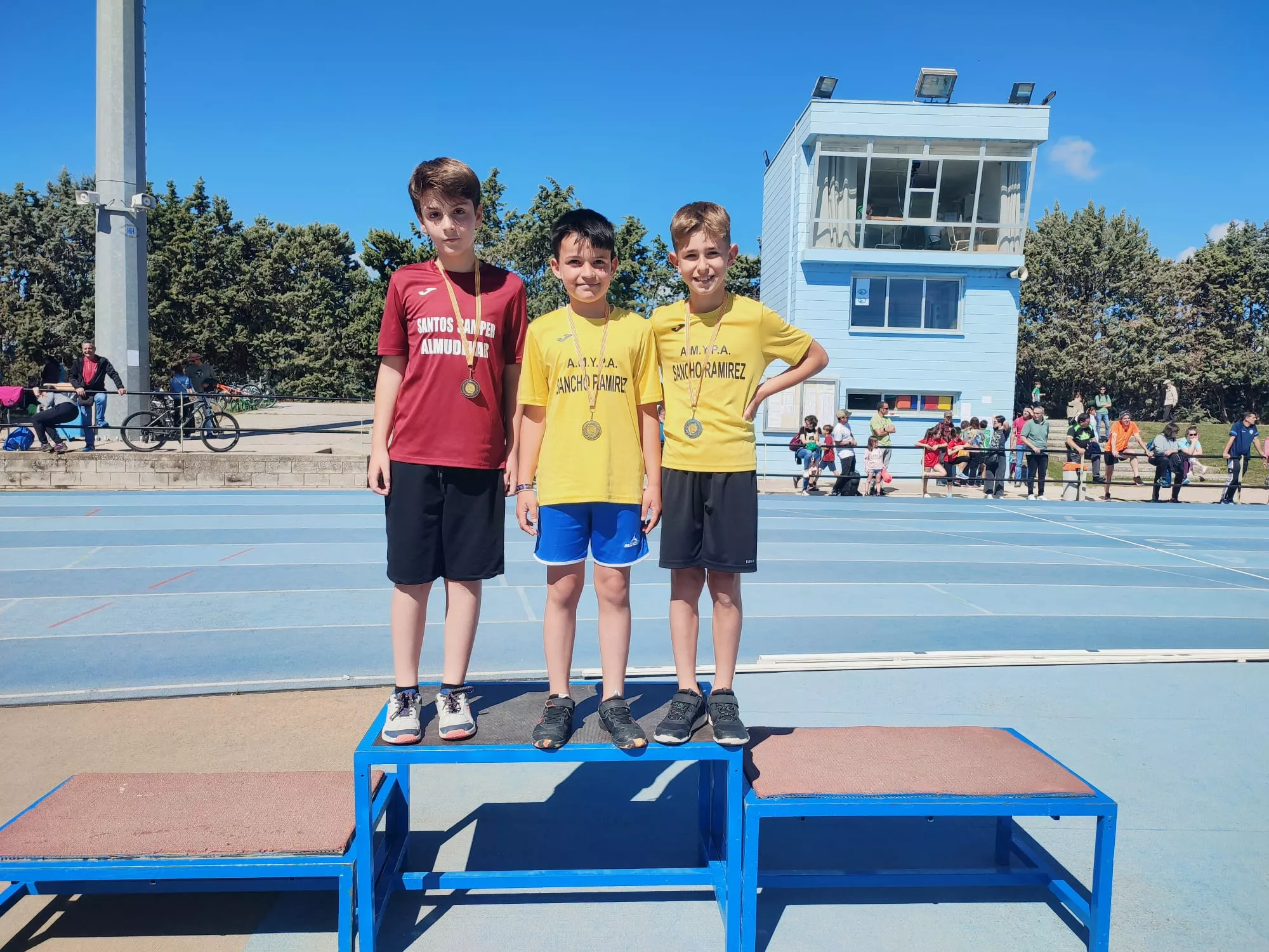 Podio Campeonato Sub 12 