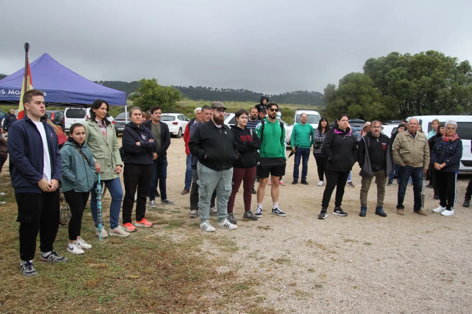 Sexta edición de la VI Trinchera Viviente de la Ruta Orwell en Alcubierre. Foto Carlos Neofato