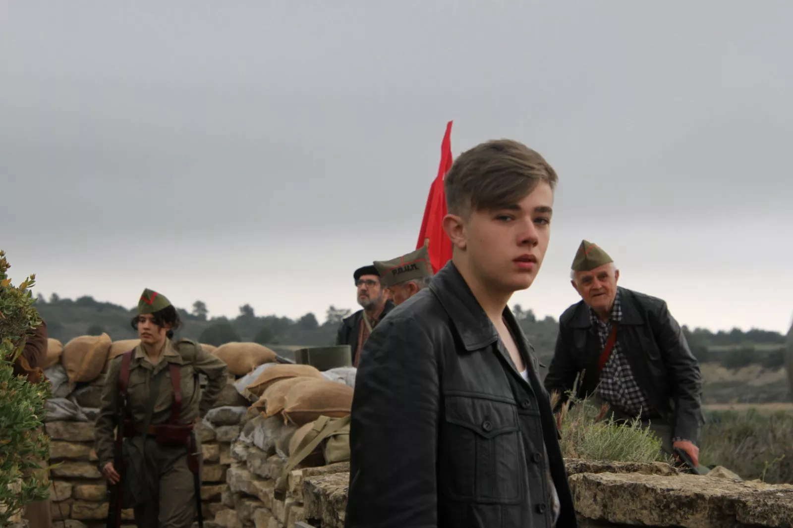 Sexta edición de la VI Trinchera Viviente de la Ruta Orwell en Alcubierre. Foto Carlos Neofato