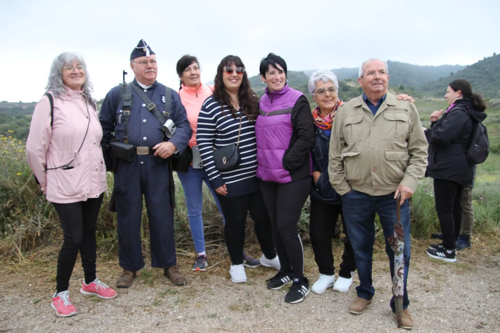 Sexta edición de la VI Trinchera Viviente de la Ruta Orwell en Alcubierre. Foto Carlos Neofato