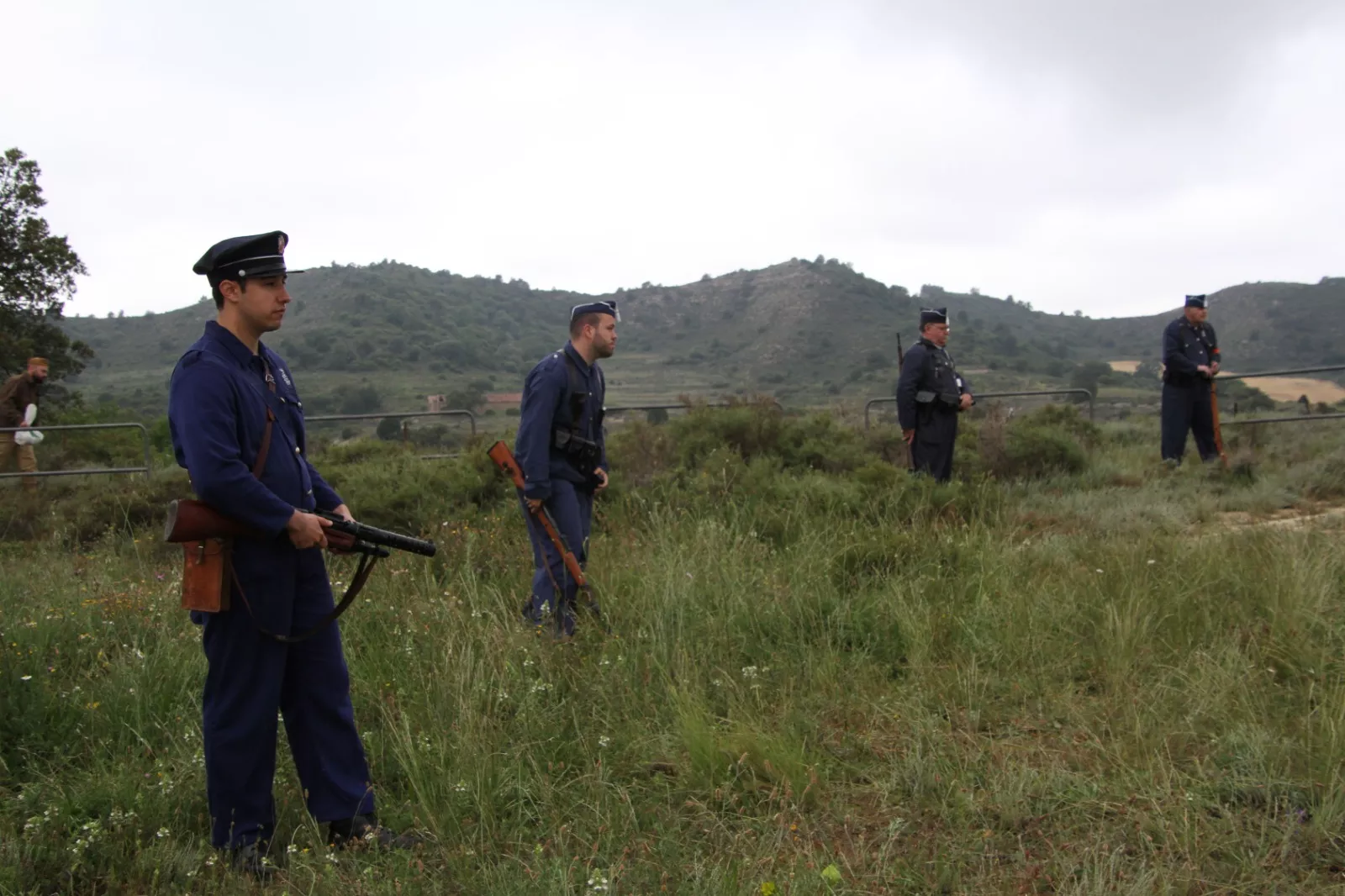 Sexta edición de la VI Trinchera Viviente de la Ruta Orwell en Alcubierre. Foto Carlos Neofato