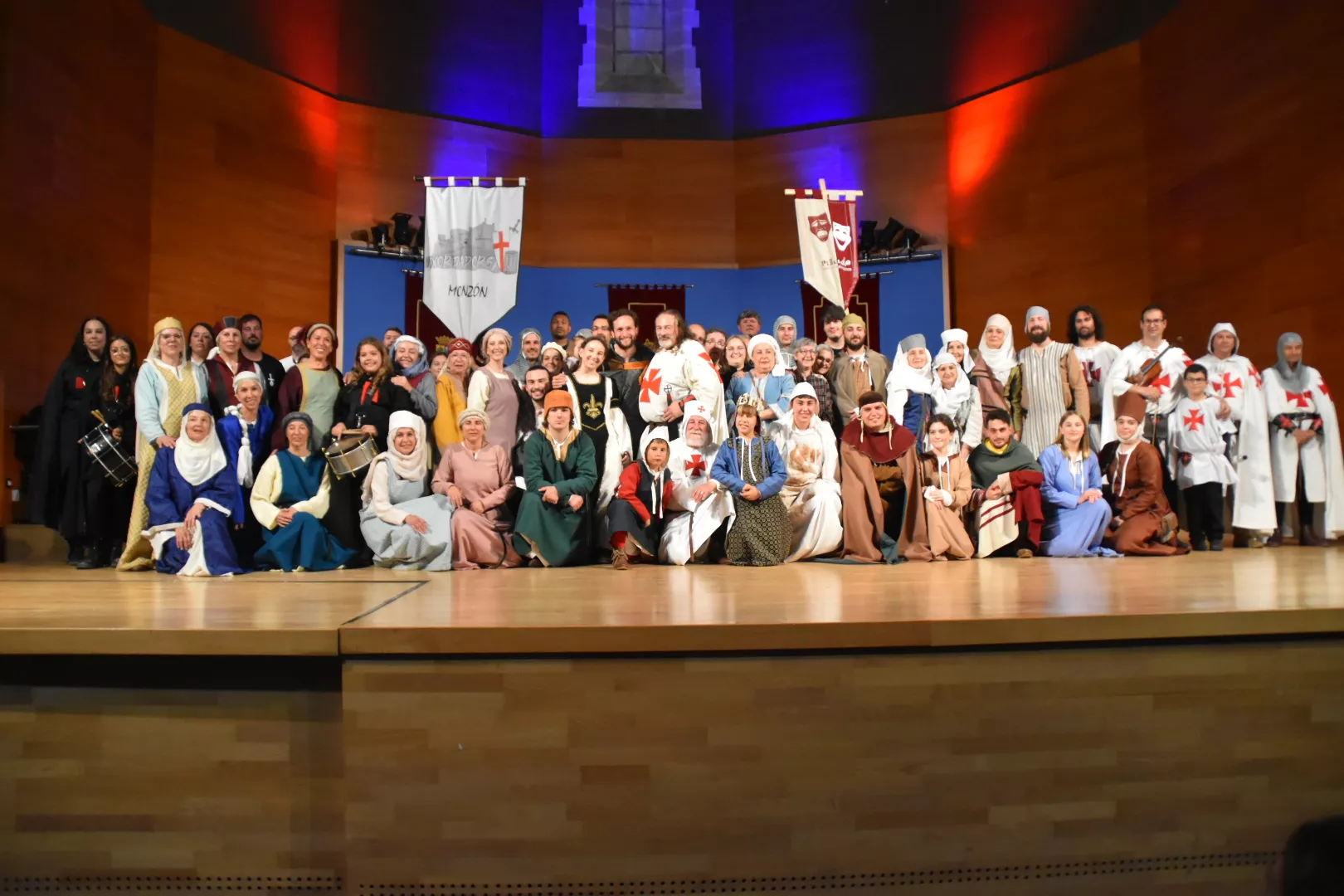 Homenaje Templario a Jaime I y Guillem de Mont-Rodón.