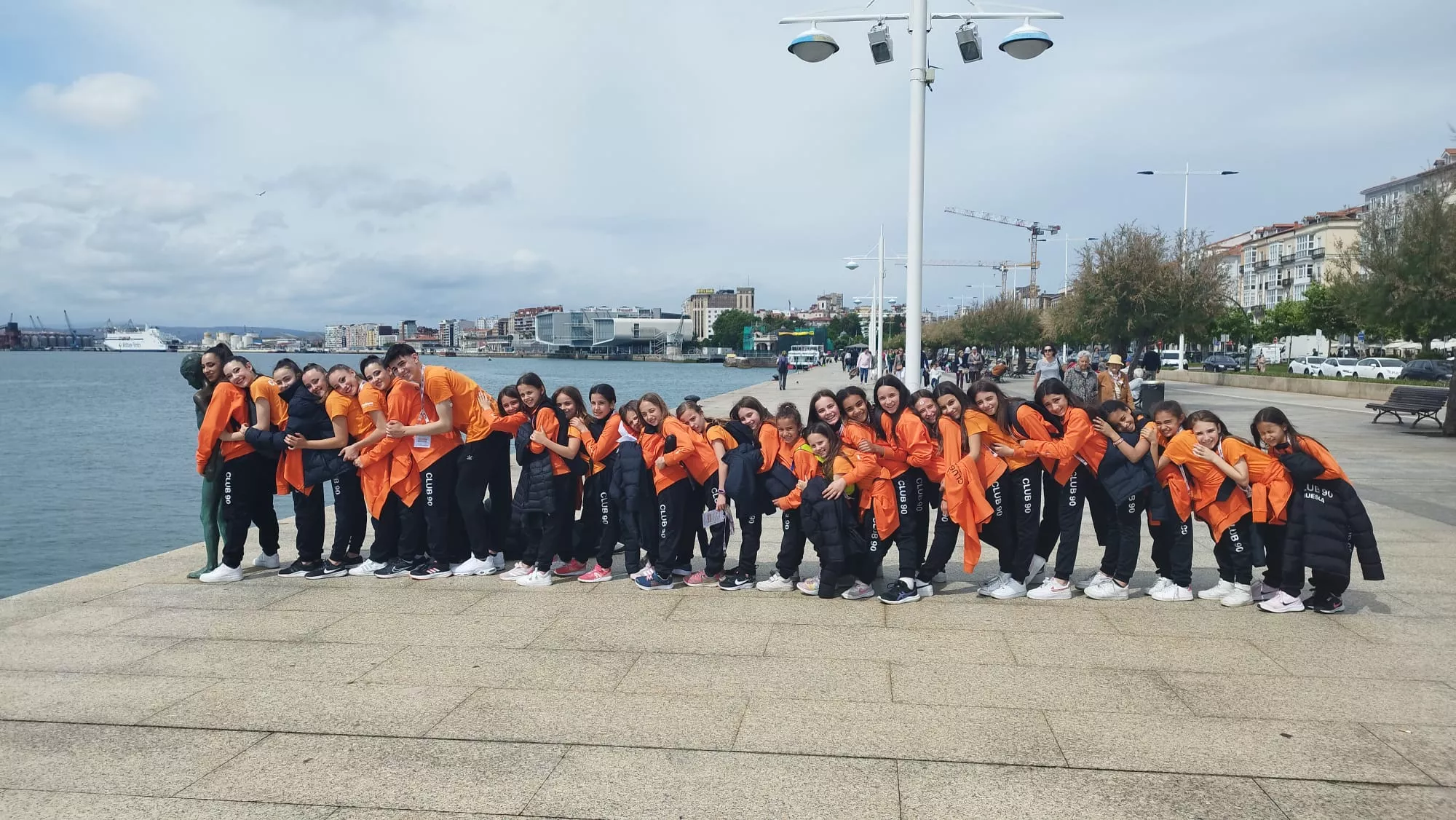 Los cuatro conjuntos del Club 90 en Santander.