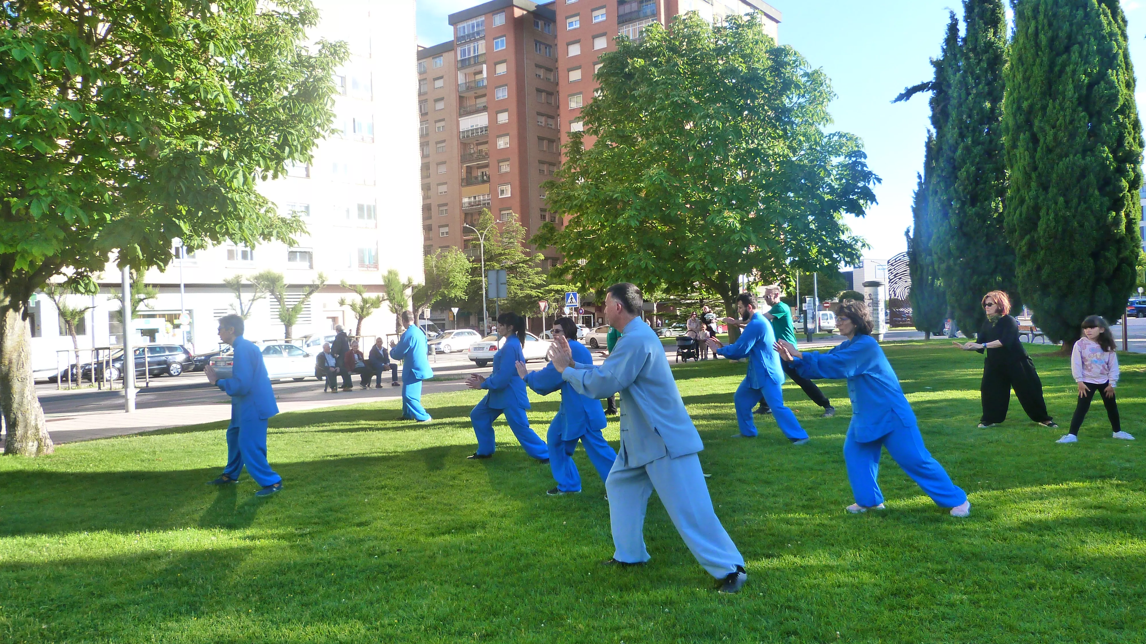 Demostración de la Escuela de  Tai-chi de Huesca.