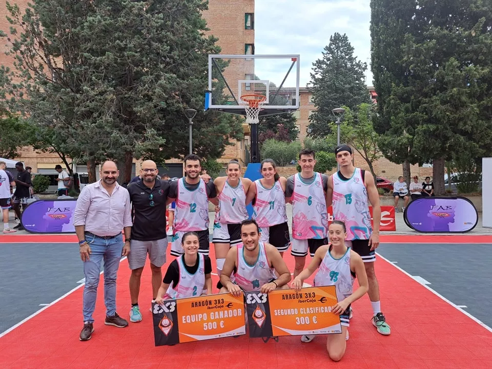 Imágenes de la Aragón 3x3 Ibercaja de baloncesto