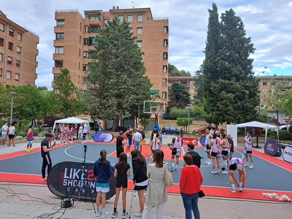 Imágenes de la Aragón 3x3 Ibercaja de baloncesto