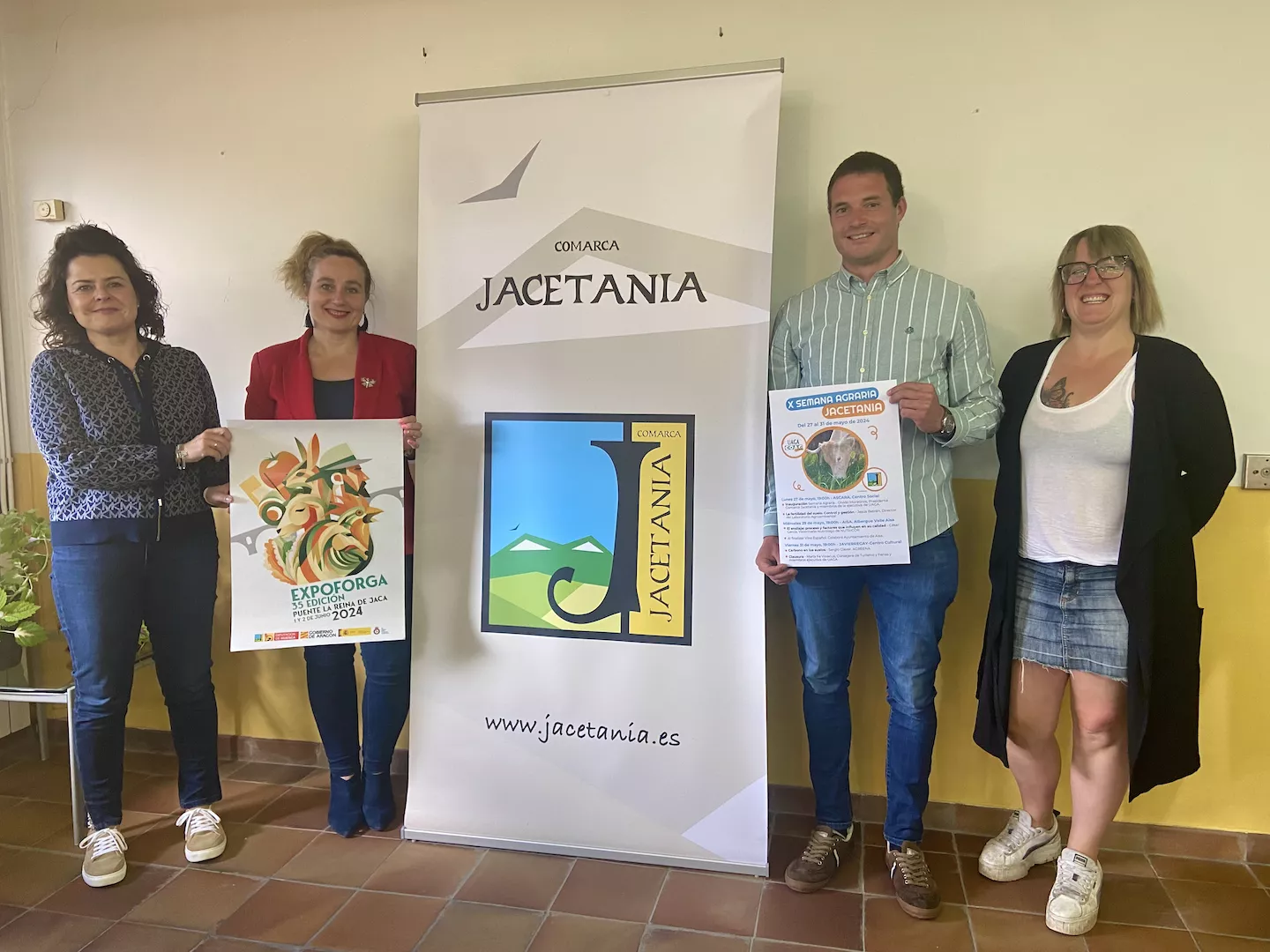 Presentación de Expoforga que se celebra el 1 y 2 de junio en Puente la Reina.