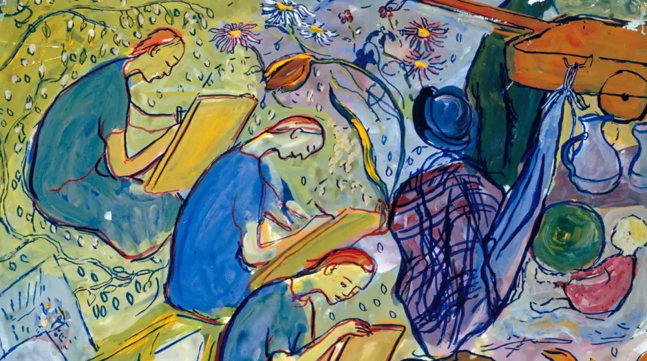 Pintura de Charlotte Salomon.