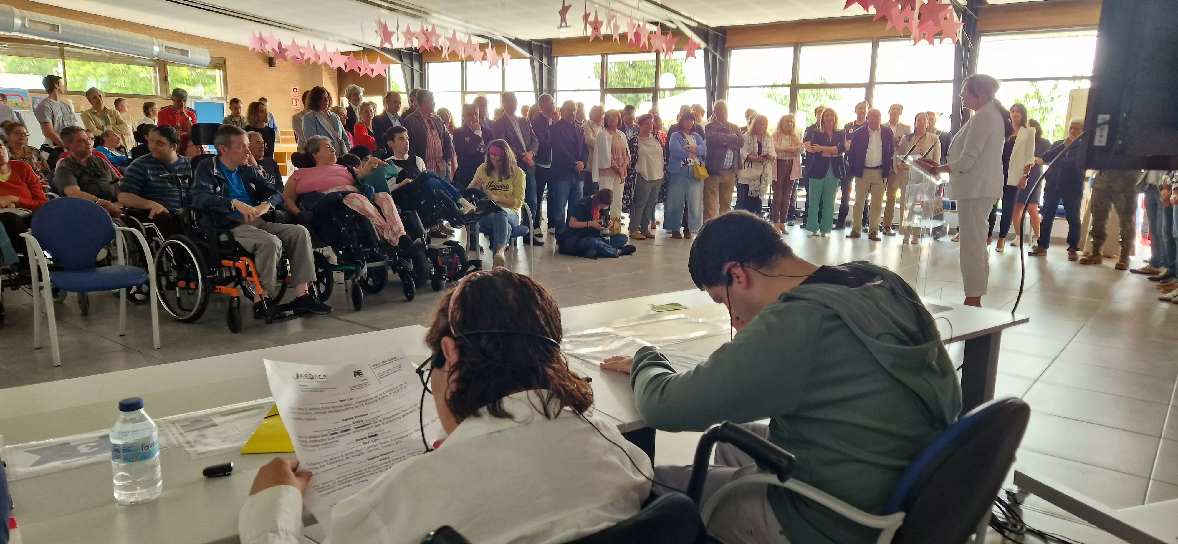 Acto de agradecimiento a los colaboradores de la 12ª Marcha Aspace Huesca. Foto Myriam Martínez