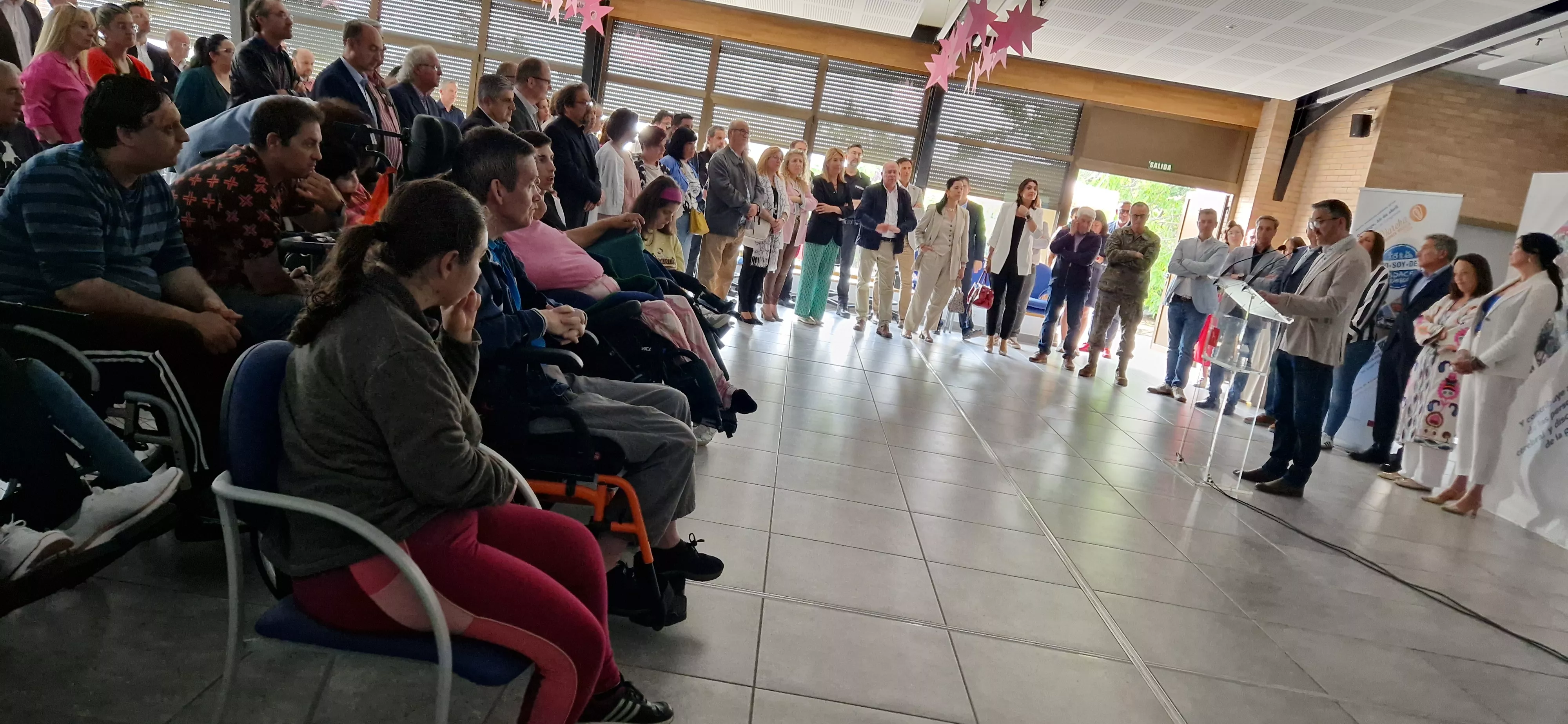 Acto de agradecimiento a los colaboradores de la 12ª Marcha Aspace Huesca. Foto Myriam Martínez