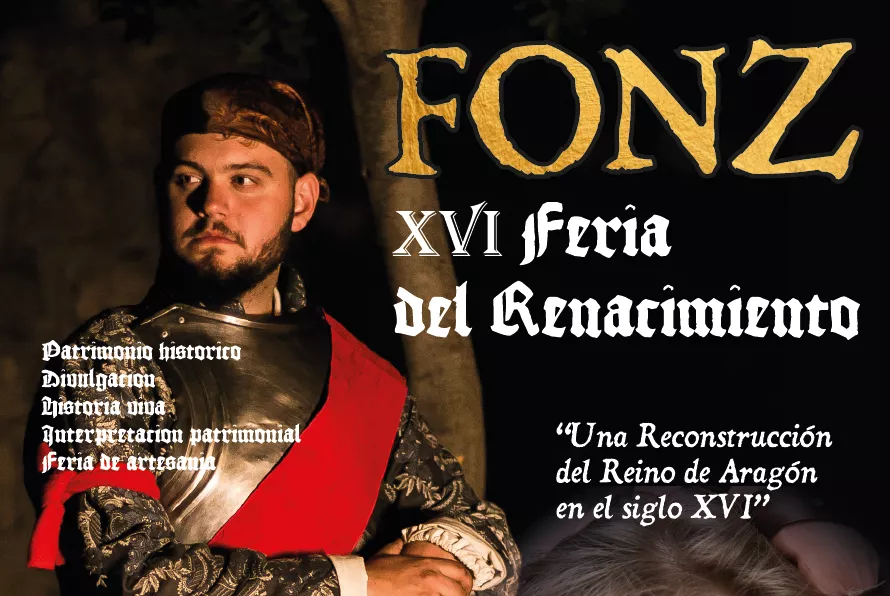 Cartel de la Feria del Renacimiento de Fonz.