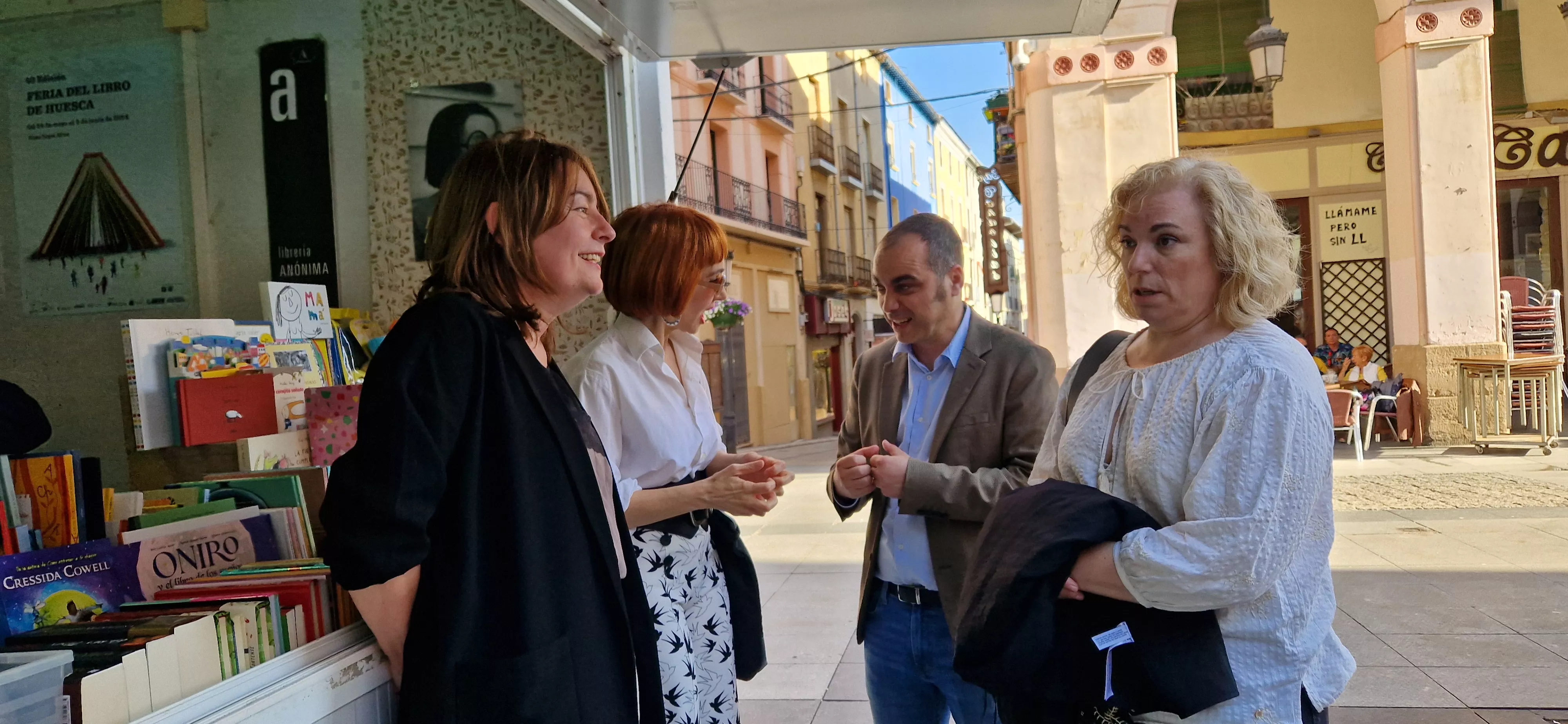 Inauguración de la 40º Feria del Libro de Huesca. Foto Myriam Martínez