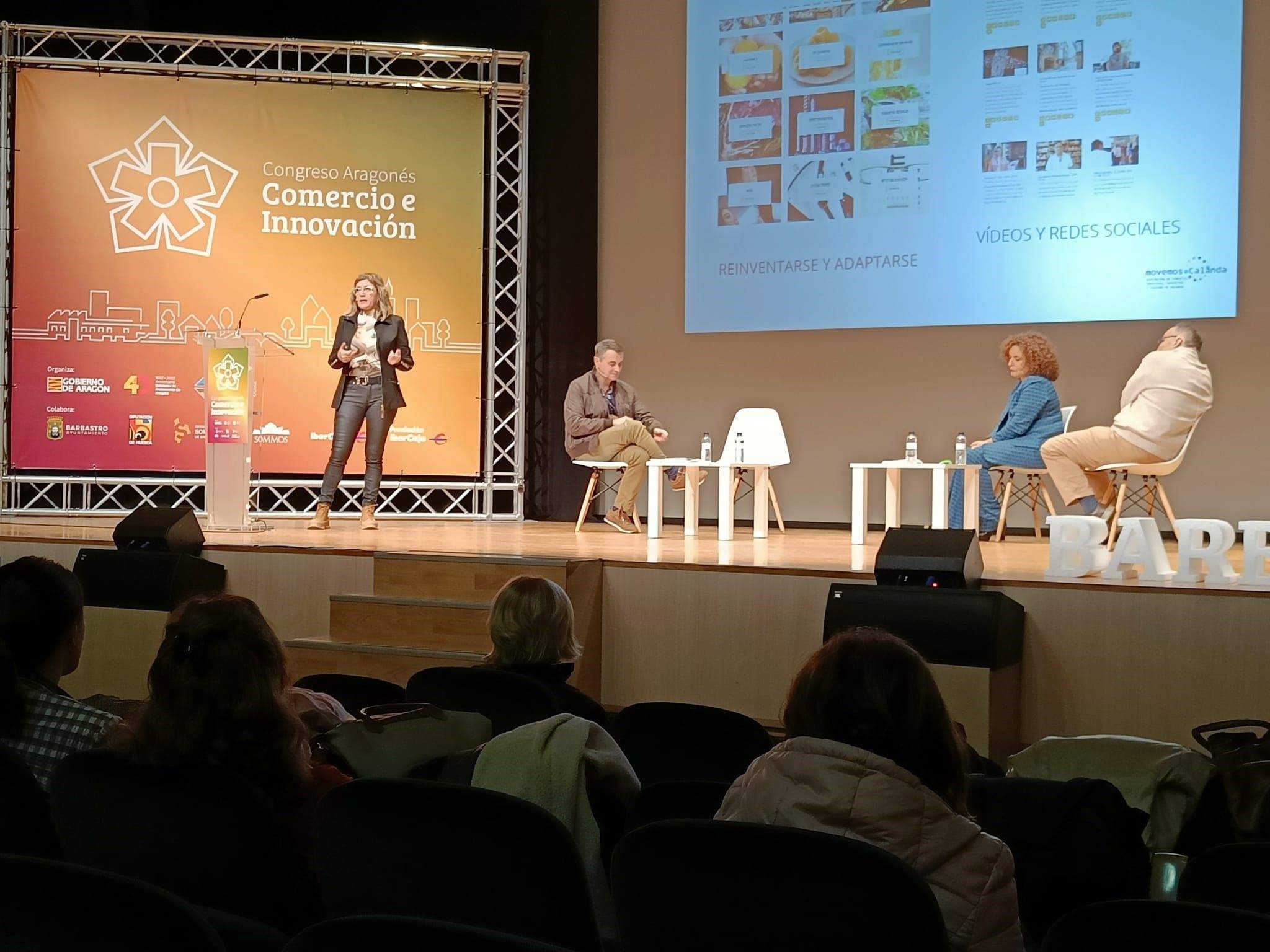 Mesa de gerentes dinamizadores con Manuel Amat, Araceli Sánchez, Laura Martínez y José Luis Alcázar