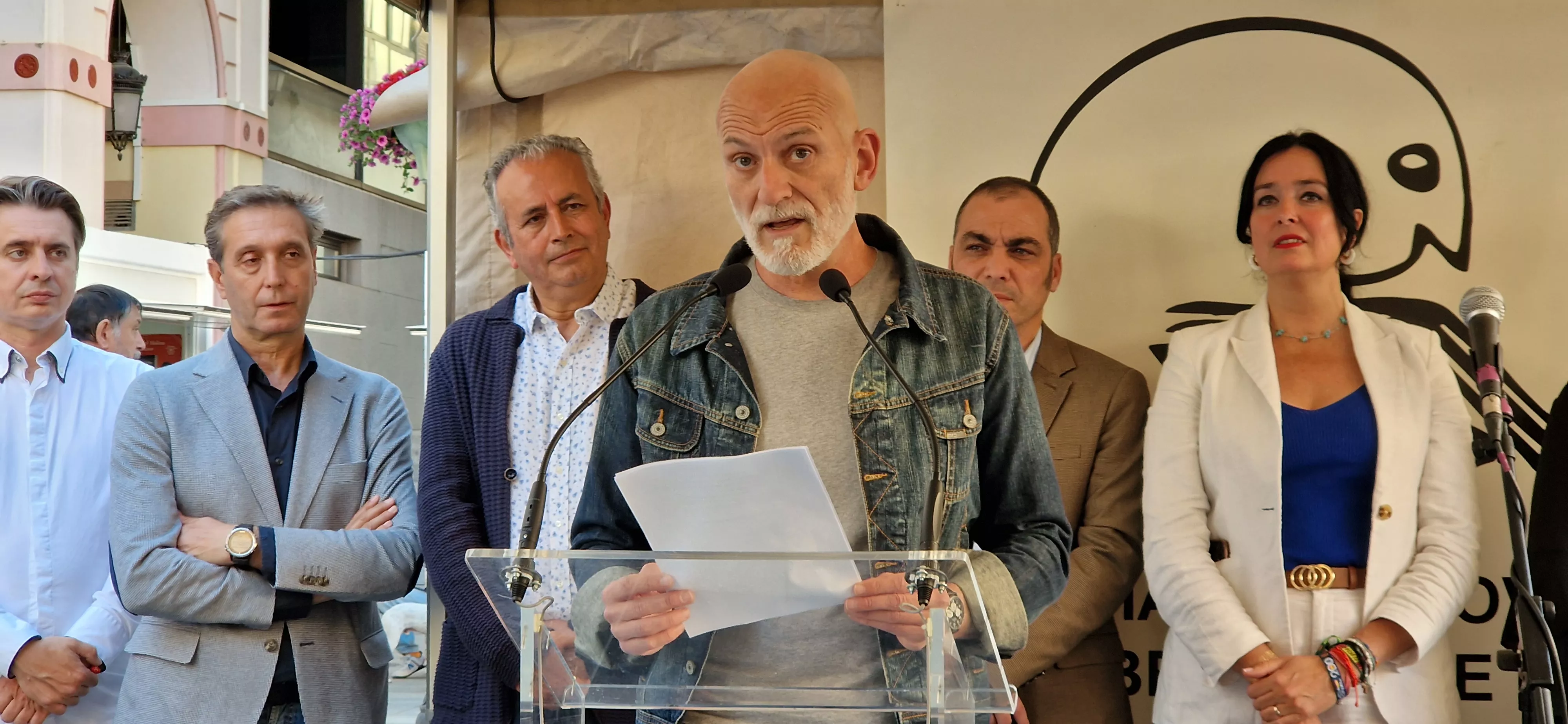Alejandro Palomas. Inauguración de la 40º Feria del Libro de Huesca. Foto Myriam Martínez